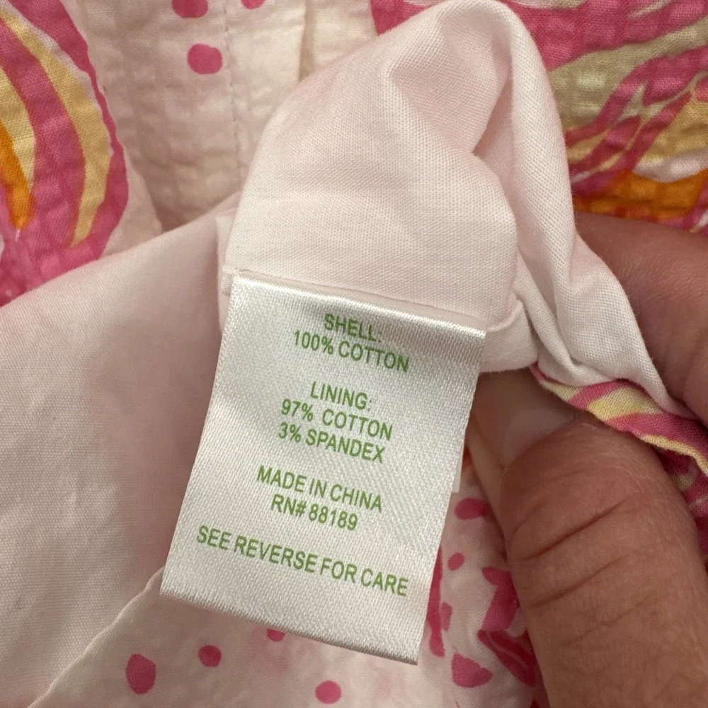 Lilly Pulitzer Tinsley Resort White Conched Out Halter Dress Resort Cruise SZ 6